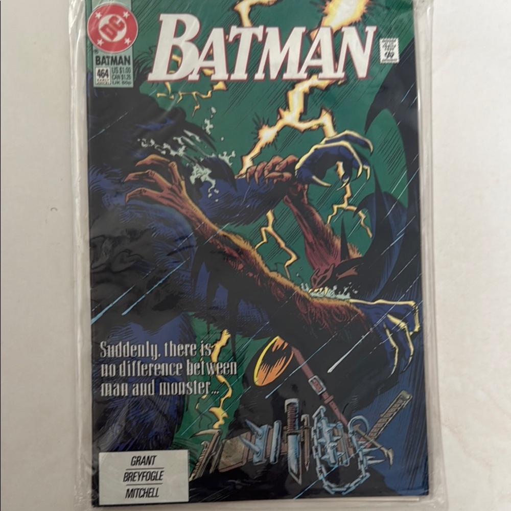 DC Comics Batman Comic Cover - Green, Blue, Red